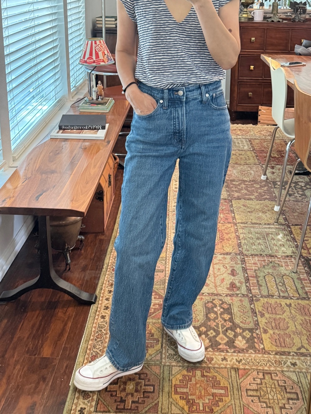 Madewell Perfect Vintage Wide Leg Jeans Size 26